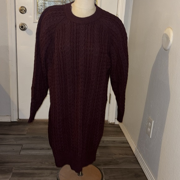 Cableknit Sweater Dress Nordstrom Cloth By Design Size Medium NIB - Picture 3 of 6